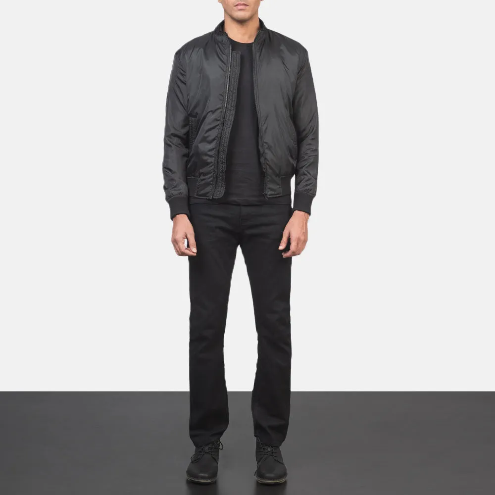 Ramon Black Bomber Jacket