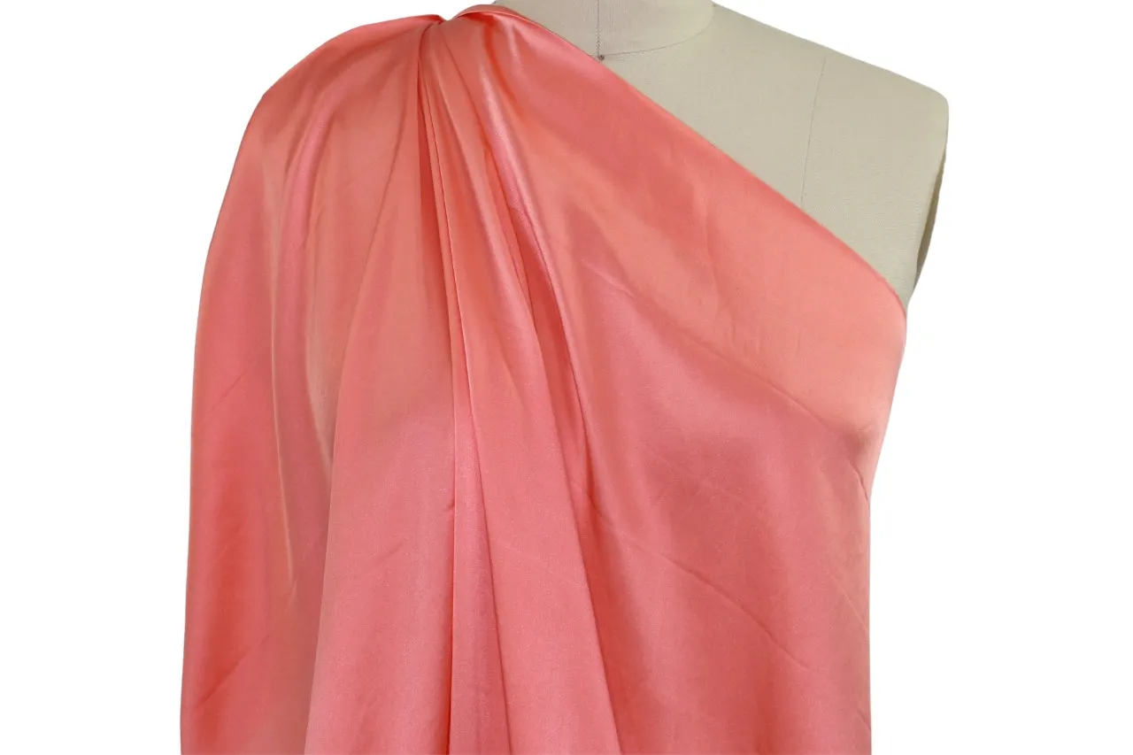 Randi Rahm Silk Charmeuse - Coral Shell