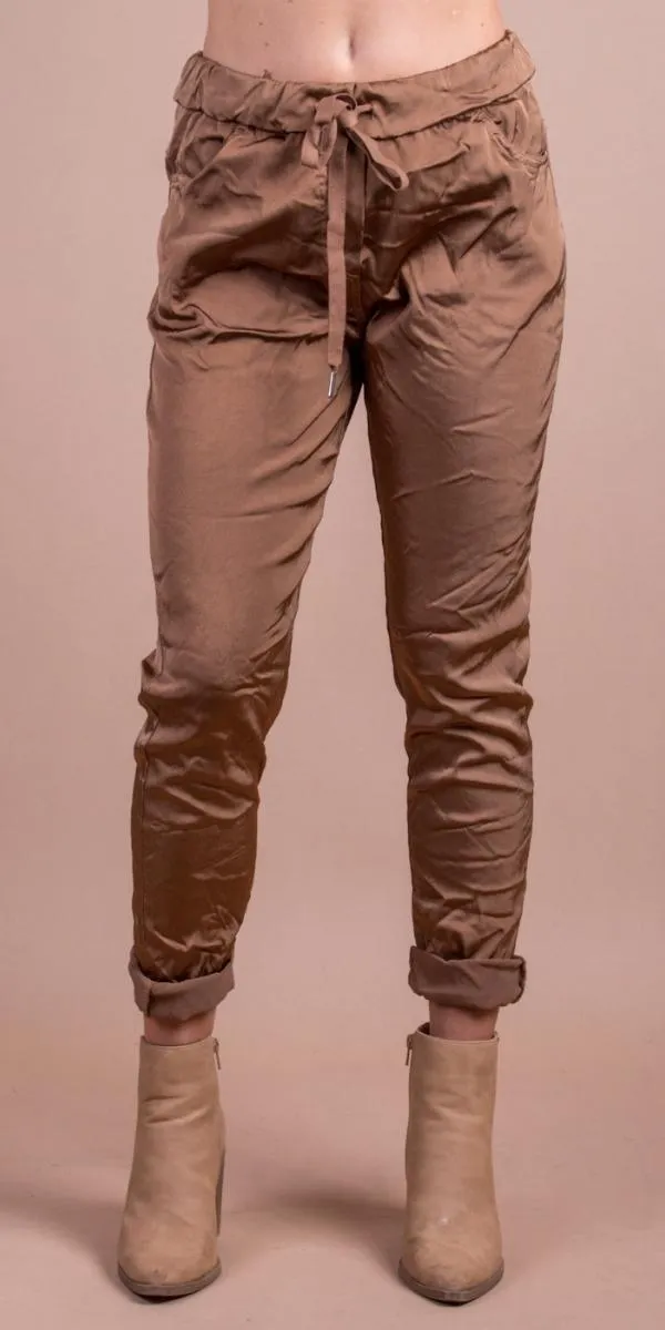 Raso Tie-Waist Pants