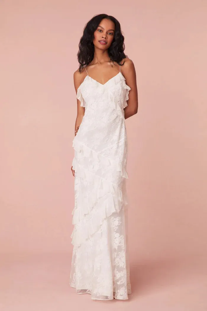 Rialto Lace Maxi Dress ~ Ivory