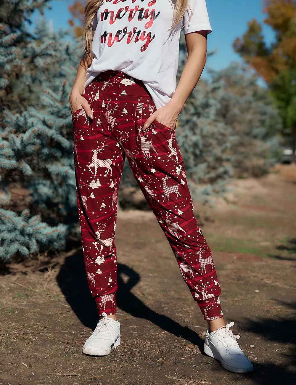 SA Exclusive Reindeer Rendezvous Harem Pocket Pants