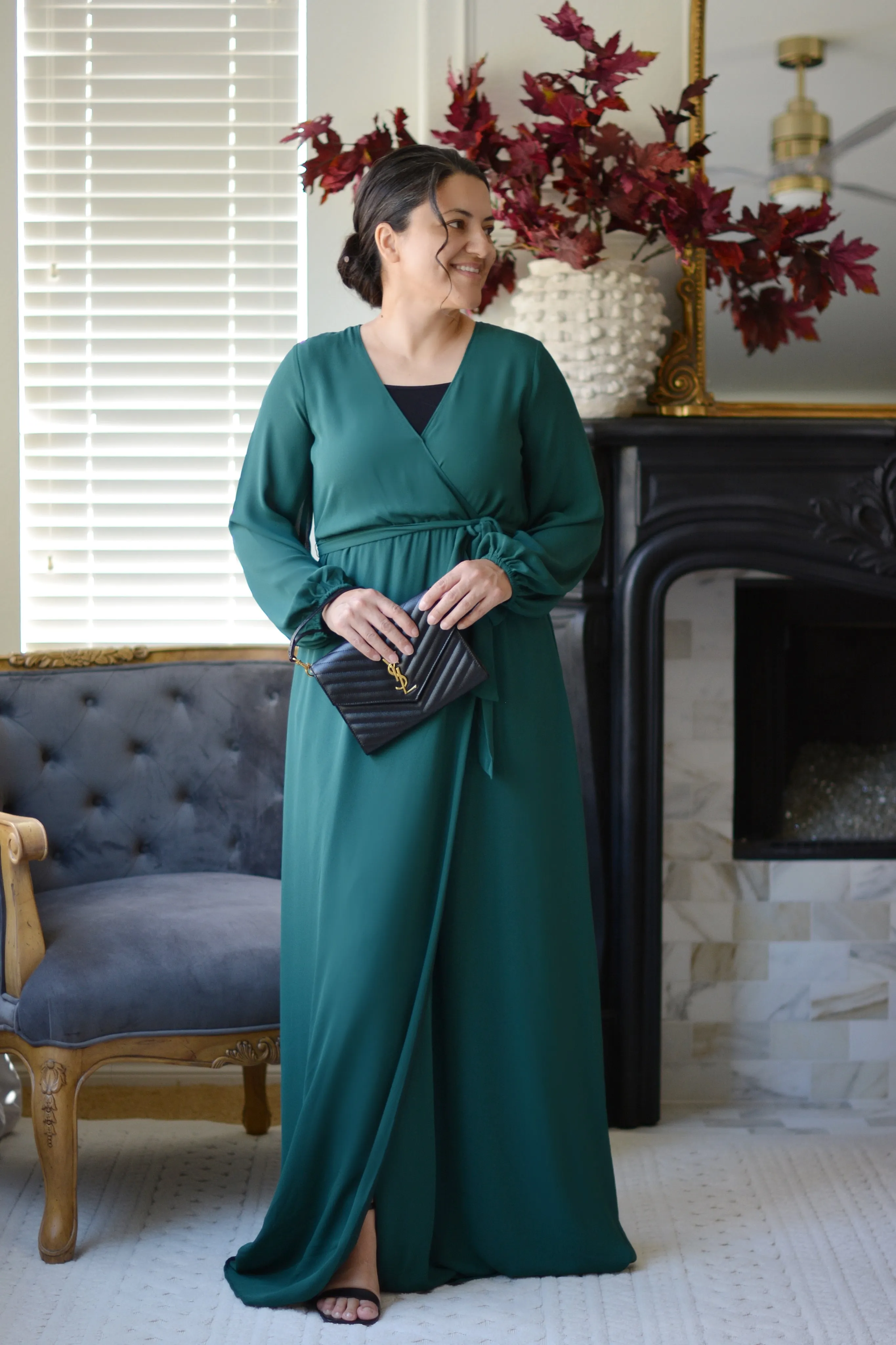 Sofie Emerald Green Maxi Dress