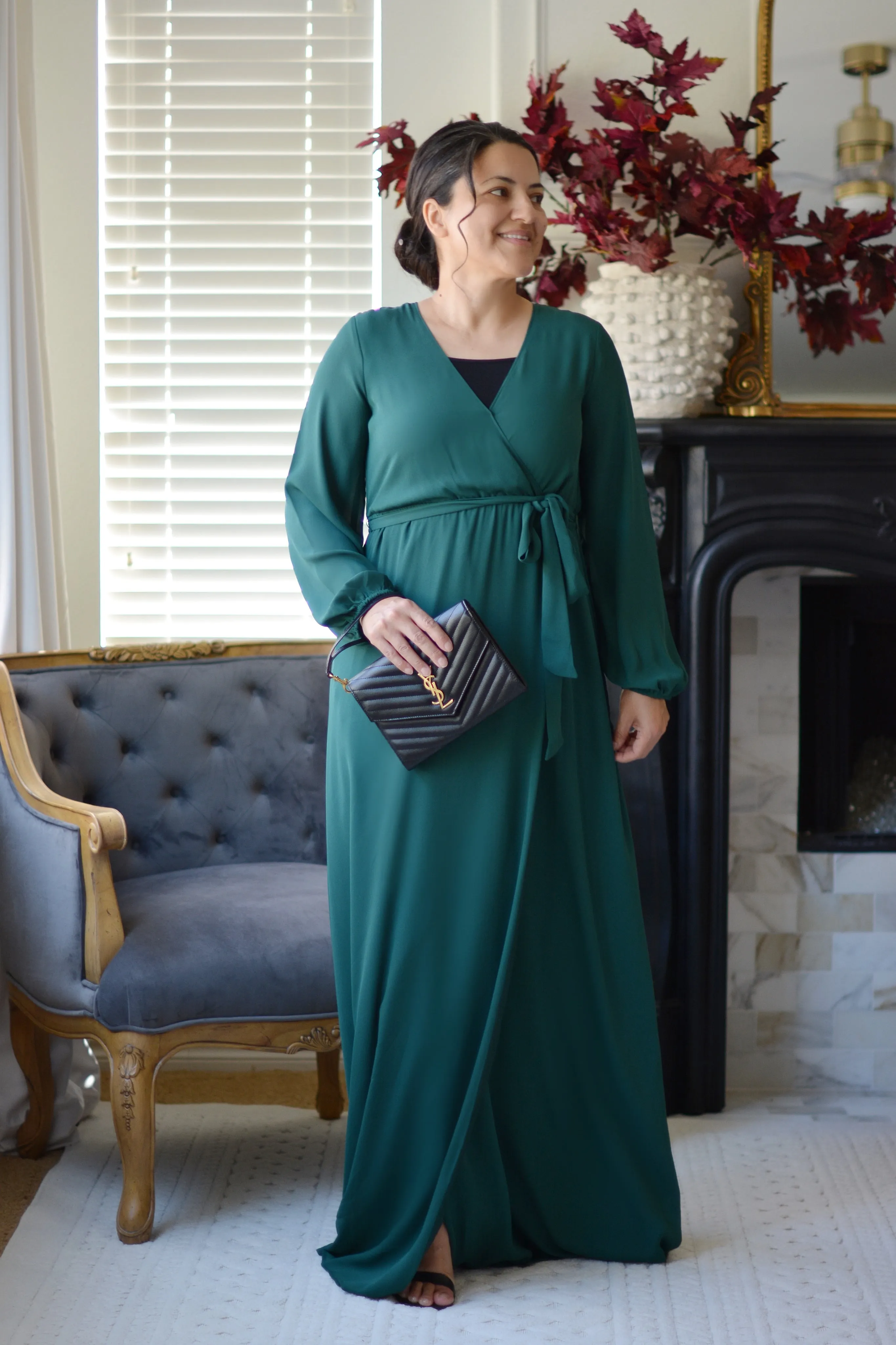 Sofie Emerald Green Maxi Dress