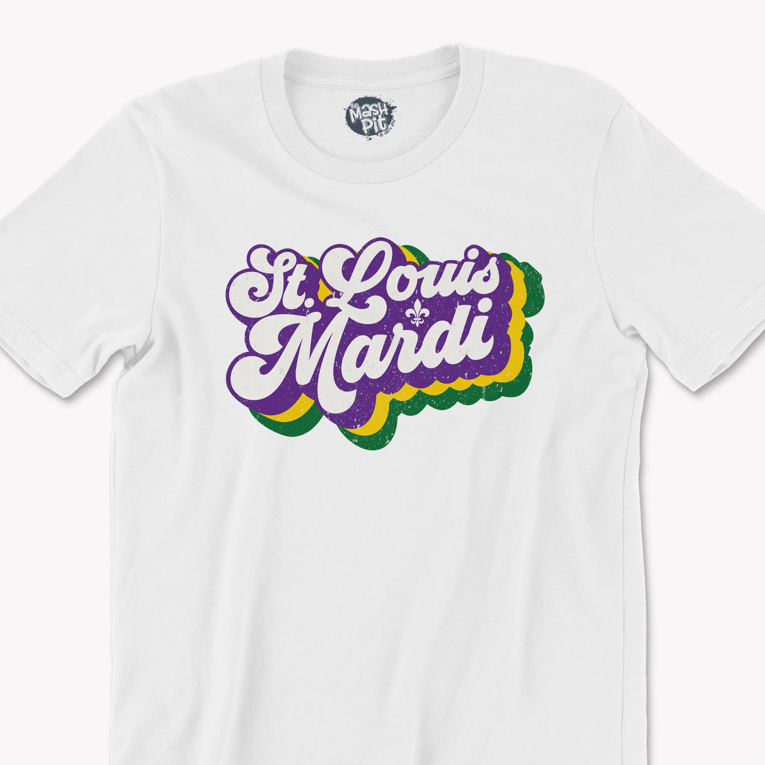 St. Louis Mardi Vintage retro shirt Mardi Gras parade shirt Soulard Mardi Gras